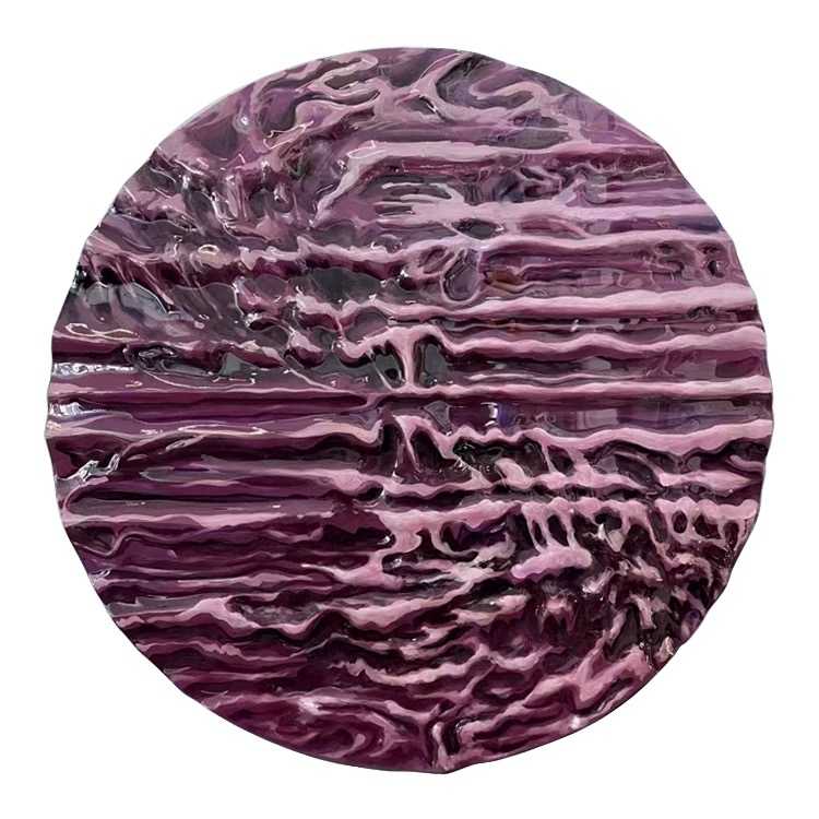 Resin Ocean Wave Round Wall Decor