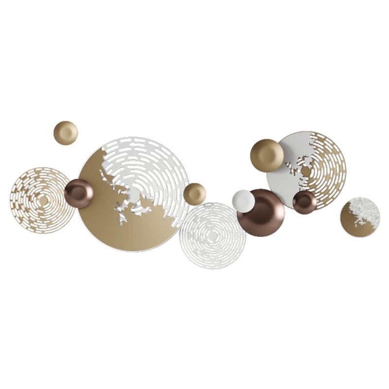 Multi-circle Hollow Metal Combination Wall Art