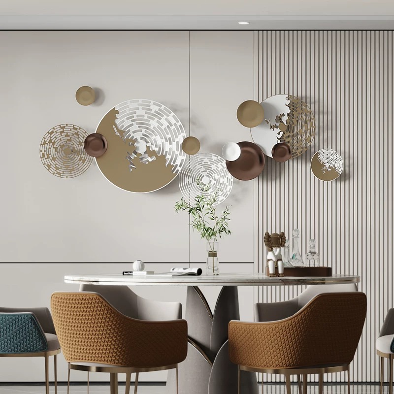 Multi-circle Hollow Metal Combination Wall Art