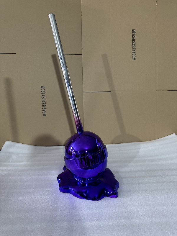 FRP Melting Lollipop Art Sculpture