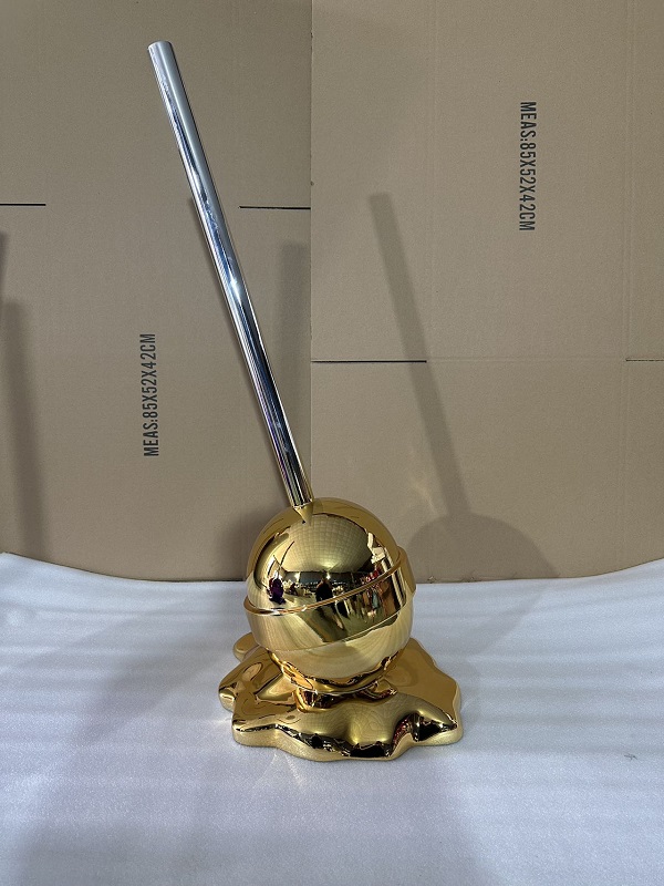 FRP Melting Lollipop Art Sculpture